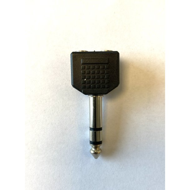 Stereo Adapter, Stereo Jack han - 2 x Minijack hun